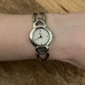 Bulova | Accessories | Bulova Stainless Steel Heart Bangle  display picture 3